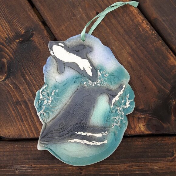 One Off Studio Whale Wall Plaque - Picture 1 of 2
